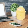 thumbnail image 2 of WASHWEPE 1Set Small Trash Can With Lid For Bedroom Home Decoration 9.4x6.5x6.5in, 2 of 8