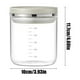 thumbnail image 3 of Ganfancp Tarro de Cristal de Borosilicato de Alta Calidad para Productos Secos de Cocina Tarro de Cristal Blanco de Excelente Calidad Ofertas Del Día 1* Tarro de Cristal Hermético, 3 of 6