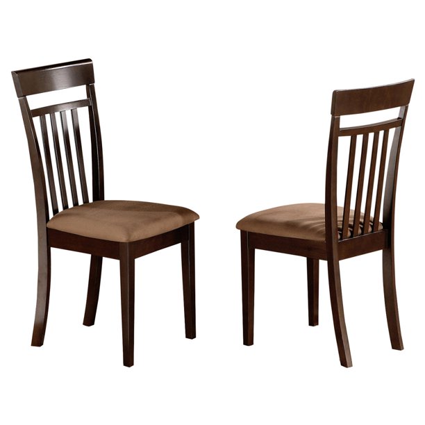 Set of 2 Chairs CACCAPC Capri slat back Chair for dining room with
