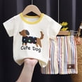 thumbnail image 4 of UAYOTSE Kids Cotton Pajamas Set 6 9 12 18 24 Months PJS short Sleeve Sleepwear Loungewear,Sizes 3-4 Years, 4 of 4