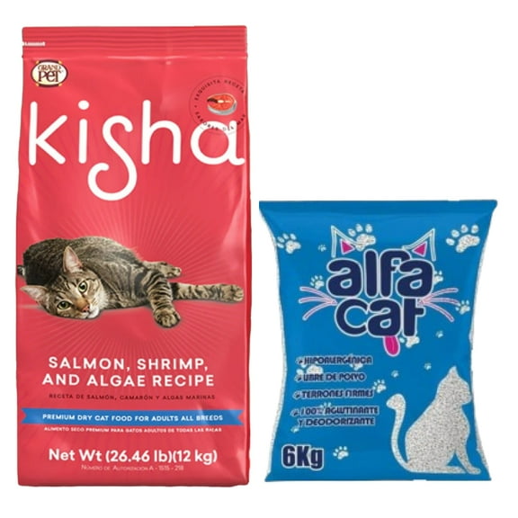 Kisha 12 KG + Alfa Cat 6 kg