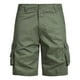 thumbnail image 2 of pstuiky Pantalones cortos para hombre, Pantalones cortos con cordón y múltiples bolsillos para hombre, de color liso, a la moda Pantalones cortos de baloncesto, 2 of 5