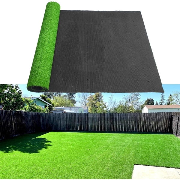 3.28FT x 32.8FT Large Artificial Turf with Drainage Holes - Professional Dog Mat & Outdoor Carpet for Balconies, Gardens & Terraces