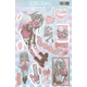 thumbnail image 4 of Domi pegatinas Ins chica de moda persona láser pegatinas lindas para mujeres Ins alta explosión estética placa bucal partido de corazón aleatorio, 4 of 5