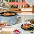 thumbnail image 3 of Beautiful 4Qt Slow Cooker with Touch-Activated Display, Cornflower Blue by Drew Barrymore, 3 of 9