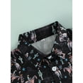 thumbnail image 5 of Gureui Children's Summer Shirt, Cartoon Pattern Printed Kid Lapel Neck Short Sleeve Tops Button Down Clothing, 5 of 8