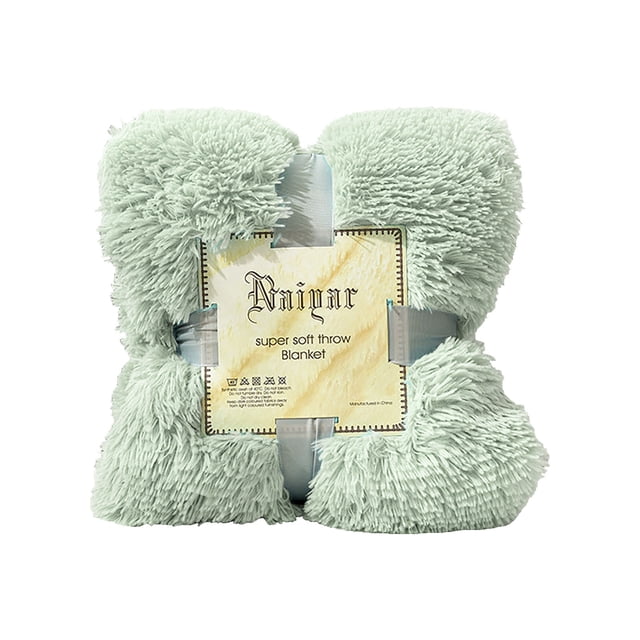 Air Conditioning Blanket Decorative Faux Blanket Plush Lightweight Shaggy Blanket Microfiber Blanket 50x63IN Bed Cooling System Fuzzy Throw Blankets for Women for Outdoor Ultra Cold Breathable