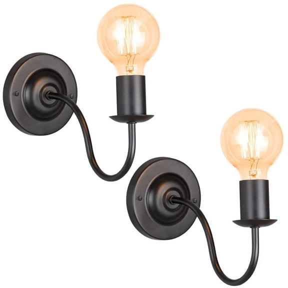 Industrial Set of 2 Wall Light Bedroom Wall Lamps
