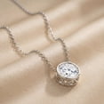 thumbnail image 3 of Rosec Jewels IGI Certified Lab Grown Diamond Solitaire Necklace for Women (3 Carat, E-VS1 Quality) - Ready to Gift, 14K White Gold, 3 of 6