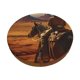 thumbnail image 1 of Balery Western Desert Cowboy Cloud Fundas de asiento para taburete de bar redondo de tela de terciopelo ajustables que protegen de arañazos y manchas para sillas de 14 a 17 pulgadas.-13 inch, 1 of 7