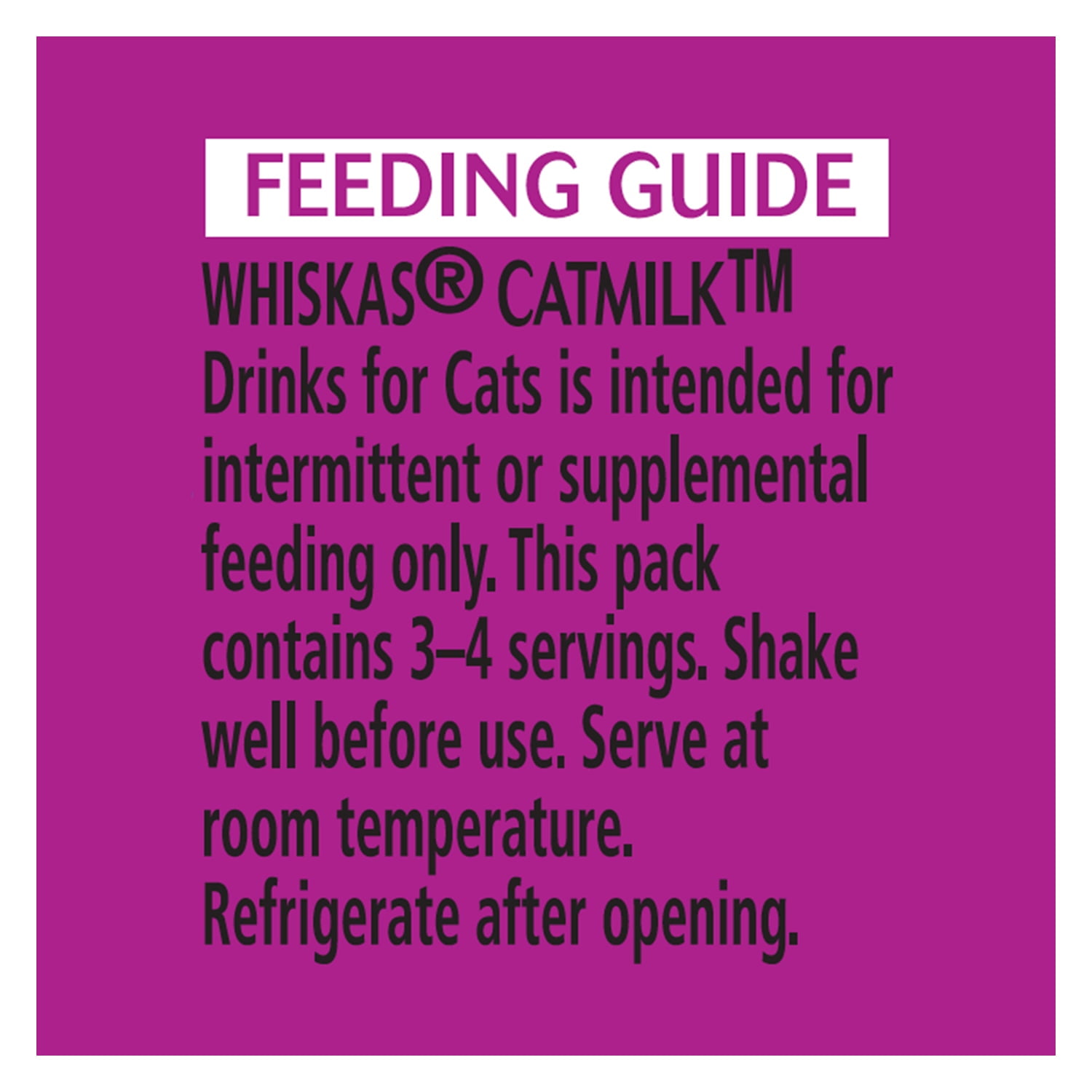 Whiskas Cat Milk for Cats, Wet Cat Food, 6.75 fl oz Carton (24 Pack)