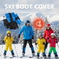 thumbnail image 3 of Adjustable Leg Gaiters, Waterproof Hiking Gaiters, Boot Gaiters Snow, 3 of 9