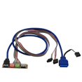 thumbnail image 1 of POINTERTECK 70cm Front Case Panel USB3.0+USB2.0 High Clarity Audio Jack Ports I/O Board Internal Cable, 1 of 5