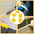 thumbnail image 2 of Juego de 5 Espátulas Profesionales de Silicona y Acrílico - Rasqueta para Juntas Perfectas - Amarillo, 2 of 5
