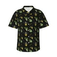 thumbnail image 2 of Goofa Bee Floral Hawaiian Shirt for Men, Unisex Summer Beach Casual Short Sleeve Button Down Shirts,Aloha Tropical Floral print shirt-XX-Large, 2 of 9