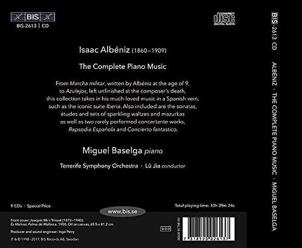 Miguel Baselga - Complete Piano Music - Music & Performance - CD