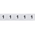 thumbnail image 2 of Circle Dot Number 1 Stickers | 0.75" Inch Round | 500 Pack, 2 of 3