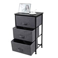 thumbnail image 2 of Canddidliike 3-Tier Fabric Drawer Dresser Chest, 3 Drawer Removable Fabric Bins, Small Standing Organizer - Gray, 2 of 10