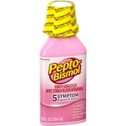 Pepto-Bismol Upset Stomach Reliever Antidiarrheal - Original, 12 OZ (Pack of 6)