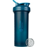 BlenderBottle Classic V2 Shaker Bottle Perfect for Protein Shakes and Pre Workout, 45-Ounce, Ocean Blue