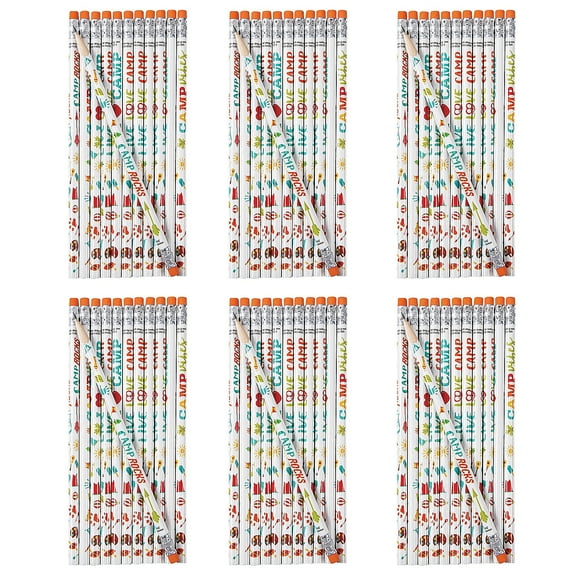 Fun Express Bulk 144 Pieces Camping Pencils