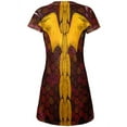 thumbnail image 2 of Halloween Red Dragon Costume All Over Juniors V-Neck Dress, 2 of 2