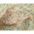 thumbnail image 4 of oneOone Silk Tabby Fabric Diamond & Triangle Geometric Print Fabric By Yard 42 Inches Wide, 4 of 4