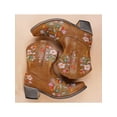 thumbnail image 6 of Audeban Women's Embroidery Mid-calf Riding Boots Low Heel Western Booties Pull on Shoes, 6 of 8