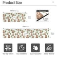 thumbnail image 3 of Faucet Mat for Kitchen Sink 15'' Sink Splash Guard Mat Super Absorbent Fast Drying Drain Pad Cute Bear with Tree 2 Pack, 3 of 9