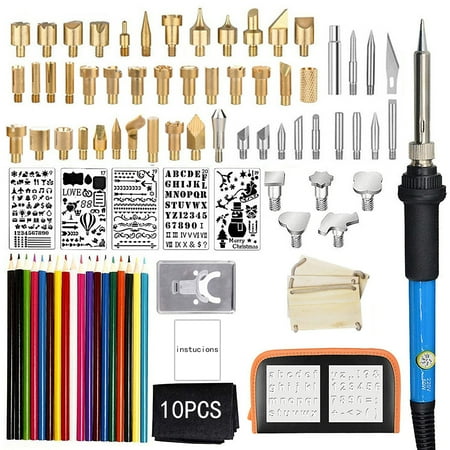 

Toyella Electric iron set 28 pieces of adjustable temperature brush Q94pcs AU