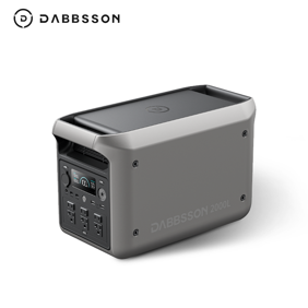 Dabbsson 2000L Portable Power Station 2048Wh 2200W LiFePO4 (LFP) Battery Solar Generator, for Outdoor Camping, Home Backup, Emergency, RV