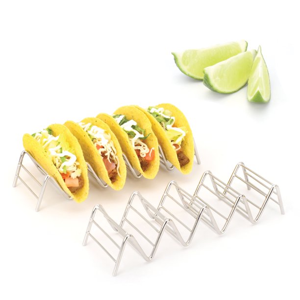 2LB Depot Taco Holder, Taco Stand, Taco Rack, Premium 18/8 Stainless