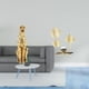 thumbnail image 2 of Escultura De Guepardo Con Hojas Doradas, Centro De Mesa Decorativo Para Oficina, Decoración Del Hogar, Adorno De Mesa Moderno, Estatua De Estantería, Regalo De Cumpleaños Y Inauguración De, 2 of 8