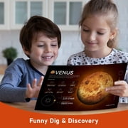 Piano Potato Venus Gemstone Dig Kit for Kids,STEM Venus Dig Kit with 5 Real Gemstones, Educational Gem Mining Kit & Rock Digging Kit for Boys Girls Ages 6-12