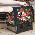 thumbnail image 7 of Uemuo Summer Birds and Flowers Print Toaster Cover 2 Slice, Small Kitchen Appliance Covers, Toaster Oven Cover with Loop, Bread Machine Cover Dust Cover Protection, 7 of 7
