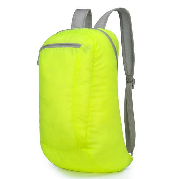 Camping Backpack Lightweight and Water-resistant Outdoor Backpack for Hiking and Travel Straps Large Capacity for Essentials for Cycling Running and Climbing(Fluorescent Green)