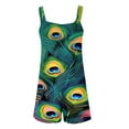 thumbnail image 5 of Amzcrzy Sleeveless Short Jumpsuits for Women Scoop Neck Casual Tank Rompers Loose Wide Leg Stretchy Overalls Jumpsuits with Pockets S-3XL, 5 of 5