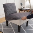 thumbnail image 5 of Skksst Waterproof Slipper Chair Slipcover Accent Armless Chair Cover Stretch Furniture Protector, 5 of 6