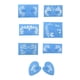 thumbnail image 4 of Plantilla de pintura facial con aerógrafo en reutilizable de 7 patrones, patrones de plantilla de pintura corporal livianos para adultos, 7.87, 4 of 6
