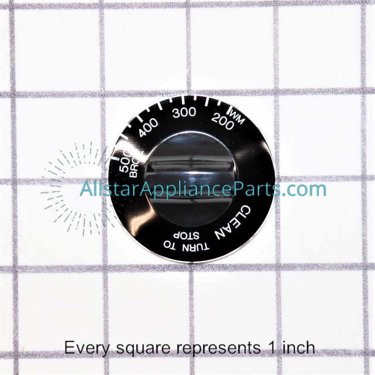 Whirlpool Range/Stove/Oven Thermostat Knob WP7711P354-60