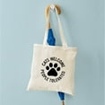 thumbnail image 4 of CafePress - Cats Welcome People Tolerated Tote Bag - Unisex Canvas Tote Bag, Beige, 1-Piece, 4 of 6