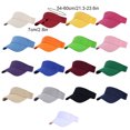thumbnail image 3 of Qarigey Sombrero de sol ajustable para mujer - Gorra deportiva de poliéster informal absorbente de sudor de tela transpirable Park Sombreros Amarillo, 3 of 6