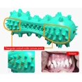thumbnail image 4 of Puede limpiar juguetes para perros, cepillos de dientes para perros, juguetes para masticar de goma sólida para perros pequeños y medianos, amarillo Rojo Verde, 4 of 5