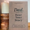 thumbnail image 4 of Dad, I Want to Hear Your Story: Leather for Fathers Day Gift Wrapped Hardback，Gold Gilded Page Edges，Ribbon Bookmark，A Father’s Guided Journal to Share His Life & His Love, 4 of 7