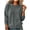 Gray, variant on dazeni Fuzzy Fleece Long Sleeve Tops for Wome Solid Casual Sweatshirts Lightweight Soft Fluzzy Plush Crewneck Sweatshirts Fall Pullover Purple XX-Large