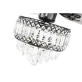 thumbnail image 4 of 52 Inch Reversible Blades Ceiling Fan Lamp Crystal Fan Chandelier with Remote Control, 4 of 5