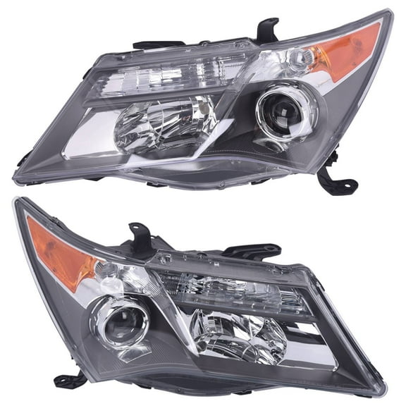 Pair Left   Right Headlights Headlamps Assembly 33151STXA02 33101STXA02 by EGOESWELL