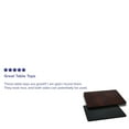 thumbnail image 3 of Flash Furniture 30'' x 48'' Rectangular Table Top with Black or Mahogany Reversible Laminate Top, 3 of 4