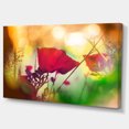 thumbnail image 2 of Poppy Flowers with Bokeh Background - Floral Canvas Art Print, 2 of 3
