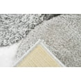 thumbnail image 3 of 4D Shaggy Rug Hand Carved Plush Thick Modern Contemporary Abstract For Living Room Bedroom 6488 (2'6"x3'9",Grey), 3 of 10